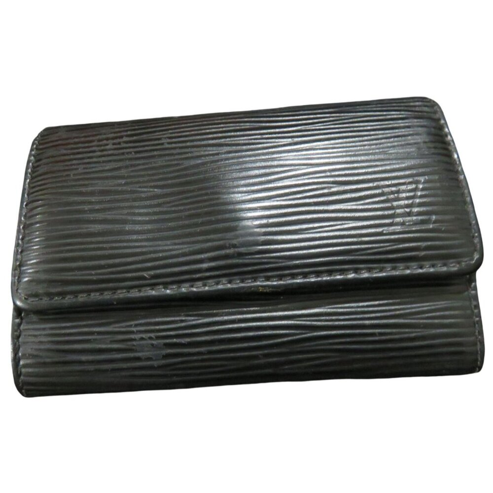 Louis Vuitton Black Nior Epi Italian Leather Multicles 6 Key Holder Case Wallet - Picture 12 of 12
